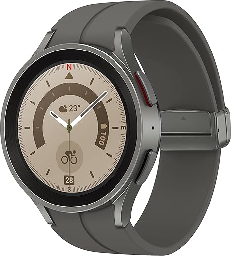 Watch 5 Pro: Premium GPS + Cellular Connectivity, Advanced Fitness & Health Tracking, Oxygen & ECG Monitoring, Water Resistance | 1-Year Warranty, 14-Day Hassle-Free Returns + Free Ear Buds