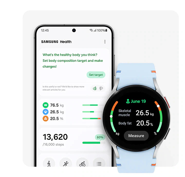 Watch FE (40mm, LTE + Bluetooth) – Sleek Aluminum Build, Always-On Display, Advanced Sleep & Heart Tracking, Body Composition Analyzer, 90+ Fitness Modes, Customizable Watch Faces + Free AirPods | 1-Year Warranty | Easy 14-Day Returns