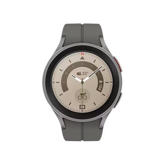Watch 5 Pro: Premium GPS + Cellular Connectivity, Advanced Fitness & Health Tracking, Oxygen & ECG Monitoring, Water Resistance | 1-Year Warranty, 14-Day Hassle-Free Returns + Free Ear Buds