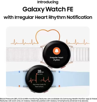 Watch FE (40mm, LTE + Bluetooth) – Sleek Aluminum Build, Always-On Display, Advanced Sleep & Heart Tracking, Body Composition Analyzer, 90+ Fitness Modes, Customizable Watch Faces + Free AirPods | 1-Year Warranty | Easy 14-Day Returns